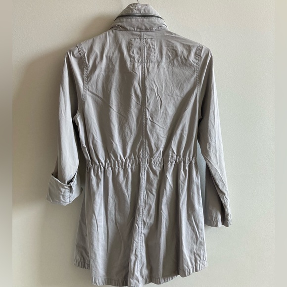 Light Gray Rain-resistant lightweight military style jacket - Picture 6 of 7